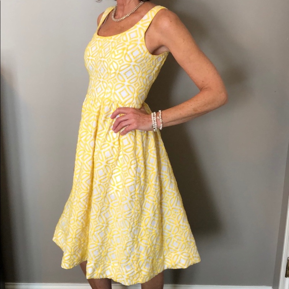 Embroidered Donna Morgan dress